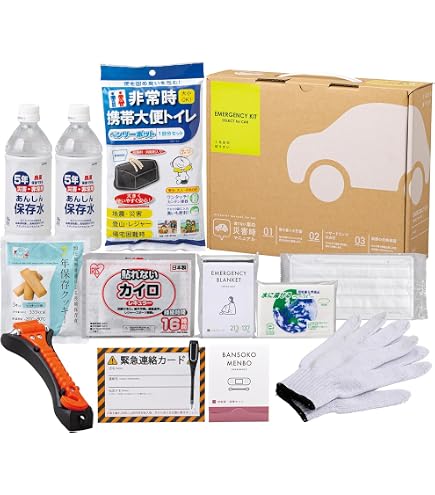 Amazon.co.jp: EVERSAFE 車載用防災セットDX リュックタイプ 防災